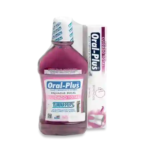 Oral-Plus Kit Crema Dental + Enjuague Cuidado
